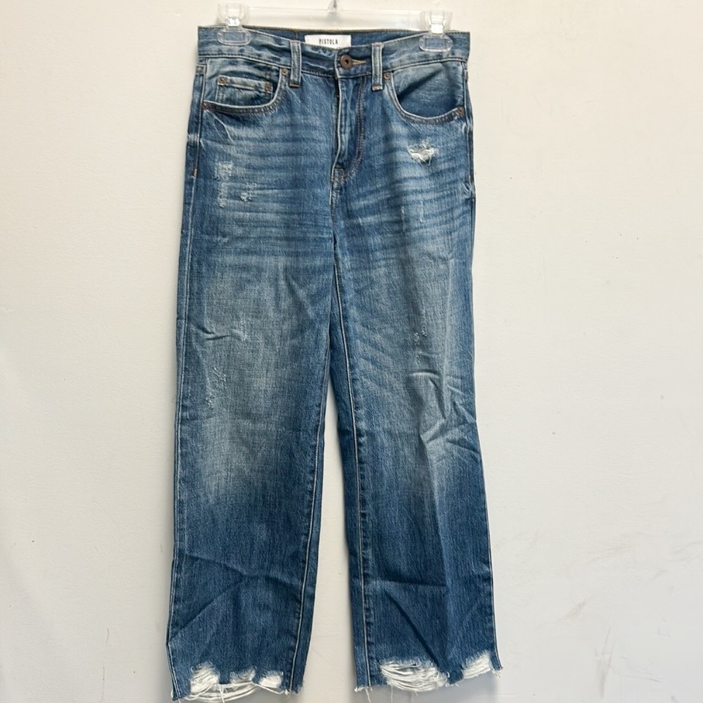 Pistola Cher distress hem jeans